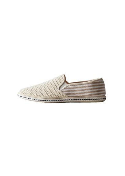 Mango Man Mango Man Striped Cotton Espadrilles