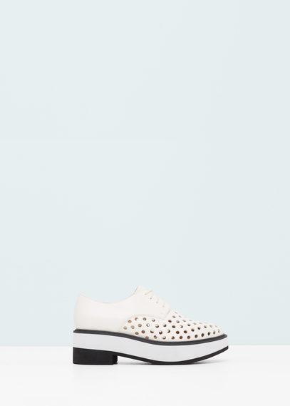 Mango Perforated Shoes