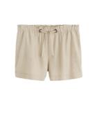 Violeta By Mango Violeta By Mango Linen Shorts