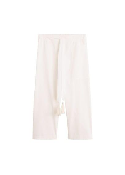Mango Mango Organic Cotton Trousers