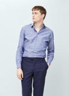 Mango Man Mango Man Slim-fit Tailored End-on-end Shirt