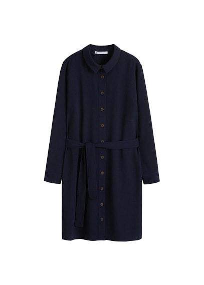 Violeta By Mango Violeta By Mango Bow Shirt Dress