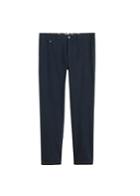 Mango Man Mango Man Slim-fit Linen Cotton Trousers