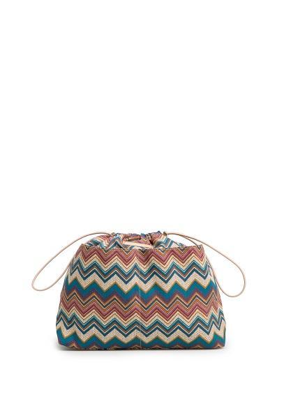Mango Ethnic Print Interior Bag