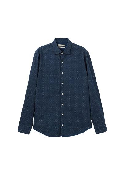 Mango Man Mango Man Slim-fit Micro Polka Dots Shirt