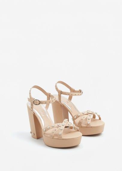 Mango Mango Pearl Platform Sandals