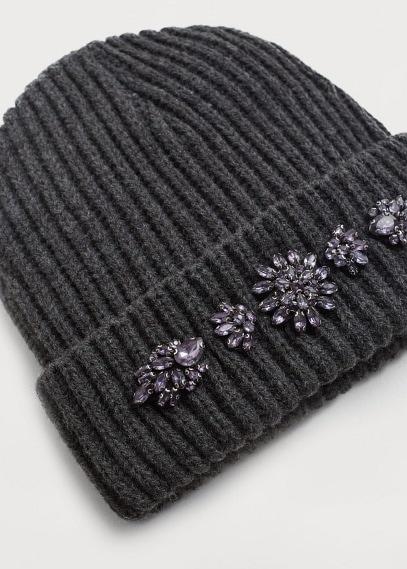 Violeta By Mango Violeta By Mango Crystal Appliqus Hat