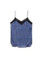 Violeta By Mango Violeta By Mango Printed Lace Top