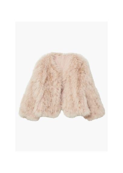 Mango Mango Pockets Feather Coat