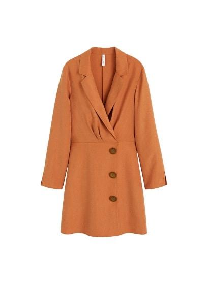 Mango Mango Buttons Soft Dress