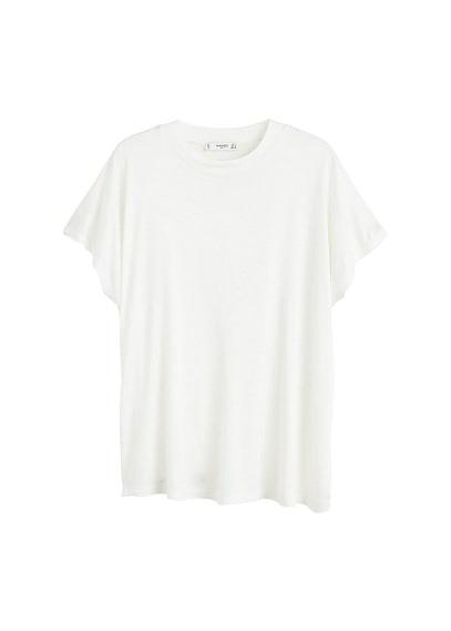 Mango Mango Rounded Neck T-shirt