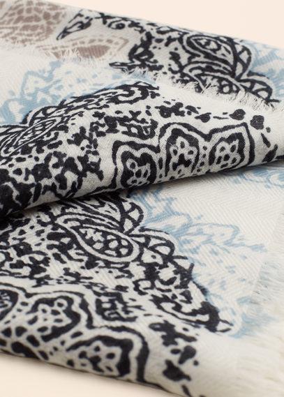Violeta By Mango Violeta By Mango Floral Print Scarf