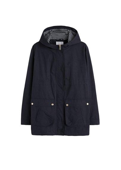 Violeta By Mango Violeta By Mango Hooded Trench