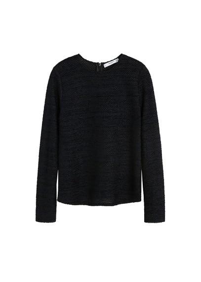 Mango Mango Textured T-shirt