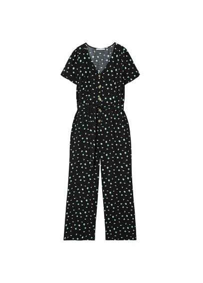 Violeta By Mango Violeta By Mango Floral Long Jumpsuit