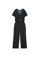 Violeta By Mango Violeta By Mango Floral Long Jumpsuit