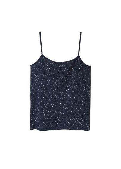 Violeta By Mango Violeta By Mango Polka-dot Top