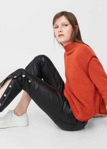 Mango Mango Side Snaps Trousers