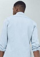 Mango Man Mango Man Light Wash Denim Shirt