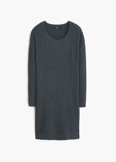 Mango Mango Knit Cotton-blend Dress