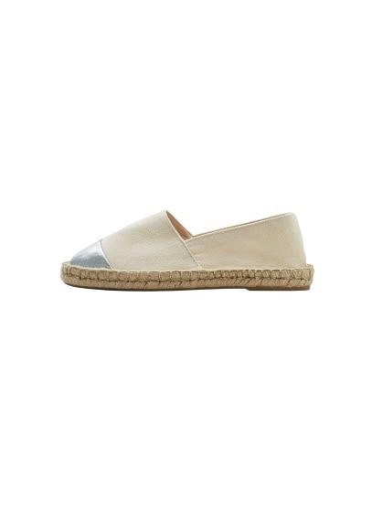 Violeta By Mango Violeta By Mango Metallic Toe Cap Espardilles