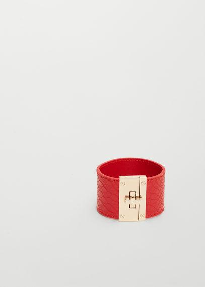 Mango Mango Snake-effect Cuff