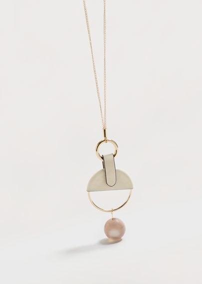 Violeta By Mango Violeta By Mango Circular Embellishment Necklace