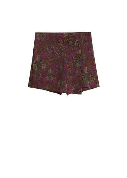 Mango Mango Jacquard Skirt Pants