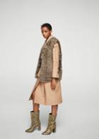 Mango Mango Faux Fur Waistcoat