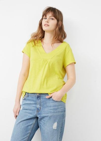 Violeta By Mango Violeta By Mango Ruched Detail T-shirt