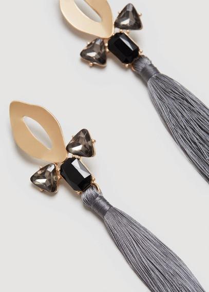Mango Mango Micro Beads Tassel Earrings