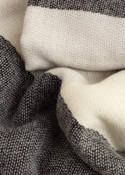 Mango Mango Bicolor Check Scarf