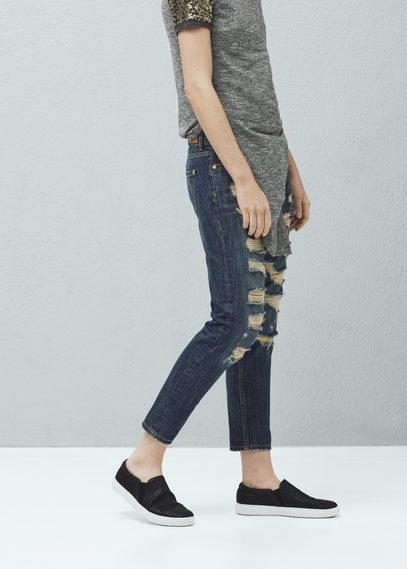 Mango Relaxed Crop Nancy Jeans
