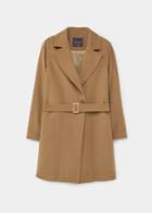 Violeta By Mango Violeta By Mango Wraparound Wool-blend Coat