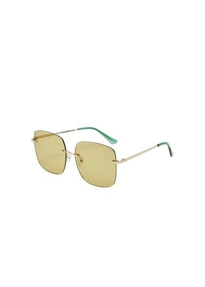 Mango Mango Squared Frame Sunglasses