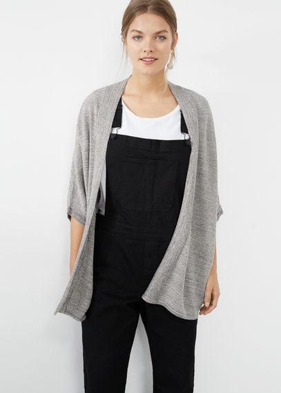 Violeta By Mango Violeta By Mango Metallic Finish Cardigan