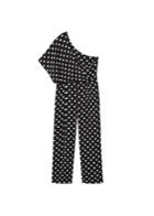 Violeta By Mango Violeta By Mango Polka Dots Asymmetric Jumpsuit
