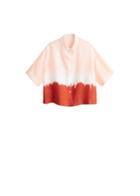 Mango Mango Tie-dye Cropped Shirt