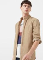 Mango Man Mango Man Slim-fit Corduroy Shirt