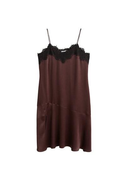 Violeta By Mango Violeta By Mango Satin Camisole Dress