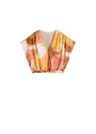 Mango Mango Tie-dye Print Top