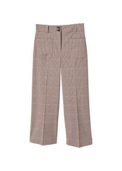 Mango Mango Printed Pocket Trousers