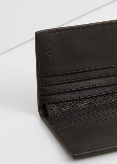 Mango Man Mango Man Textured Wallet