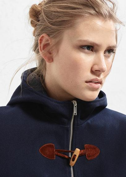 Violeta By Mango Violeta By Mango Hooded Cotton Coat