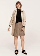 Violeta By Mango Violeta By Mango Micro Houndstooth Skirt