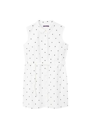 Violeta By Mango Violeta By Mango Polka Dot Shirt Dress