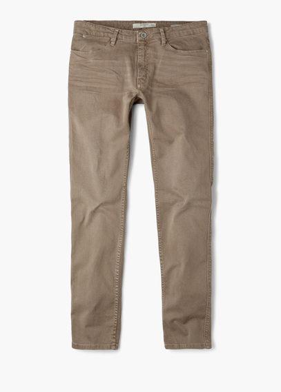 Mango Man Mango Man Slim-fit Tan Patrick Jeans