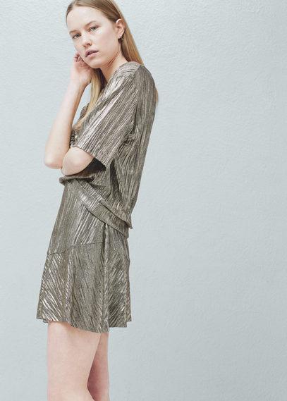Mango Mango Metallic Skirt