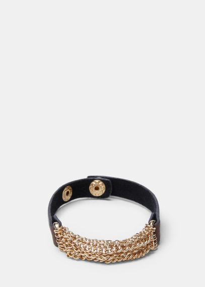 Violeta By Mango Violeta By Mango Multiple Chain Bracelet