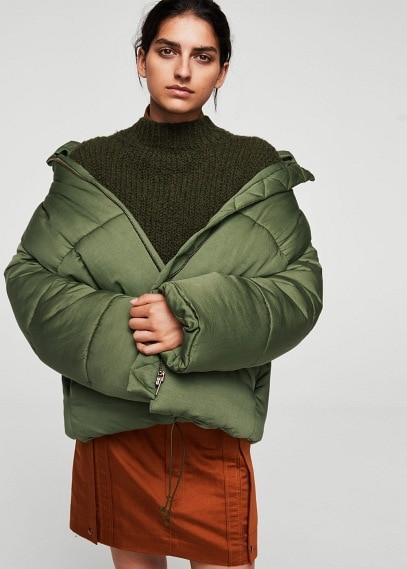 Mango Mango Organic Linen Quilted Jacket